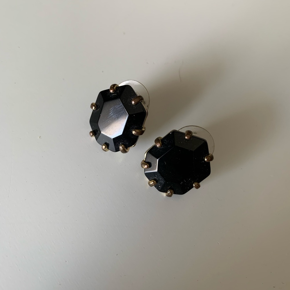 Kendra Scott Black Morgan Stud Earrings